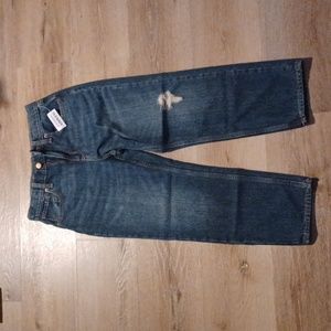 Girls jeans old navy slouchy-straight size 10